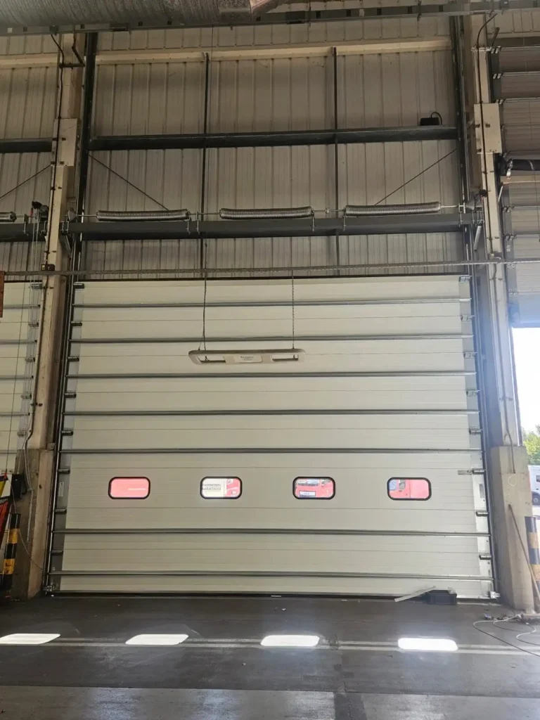 Sectional door install 16.09